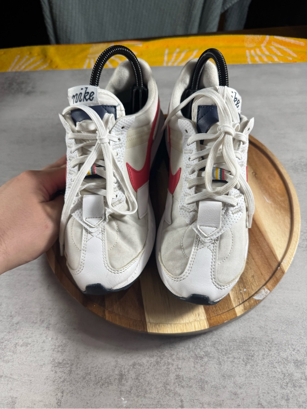 Nike Air Max Pre-Day DM0124-100 Womens 7 Sneaker White Archeo Pink Leather Shoes - Picture 2 of 7